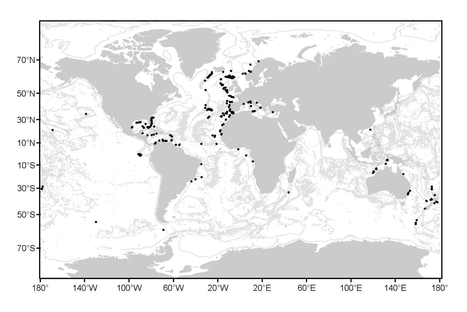 Cold-water Corals (Cambridge University Press) © 2009 JM Roberts, A Wheeler, A Freiwald and S Cairns Figure downloaded from www.lophelia.org/cold-water-corals-book