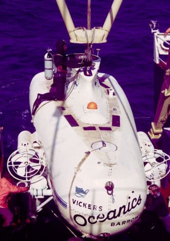 A Diver Prepares the Submersible
